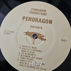 SIGNED Pendragon Dun Raven Vinyl LP 1972 Celtic Folk Rhode Island Private Press
