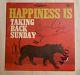 Signed Taking Back Sunday Happiness Is Amber Smoke Vinyl Record Lp Autographed