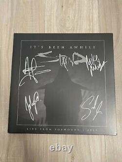 STAIND ITS BEEN A WHILE AARON LEWIS SIGNED Ruby Newbury Vinyl of /500