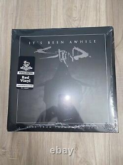 STAIND ITS BEEN A WHILE AARON LEWIS SIGNED Ruby Newbury Vinyl of /500