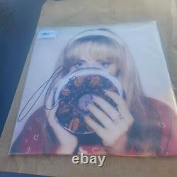 Sabrina Carpenter Fruitcake Olive Green Vinyl Signed Autographed (Actual Photo)