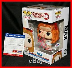 Sadie Sink Signed Autographed Max Stranger Things Funko POP PSA JSA