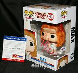 Sadie Sink Signed Autographed Max Stranger Things Funko POP PSA JSA