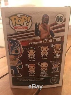 Send offers! Vaulted Signed WWE Rey Mysterio Funko Pop SEND OFFERS