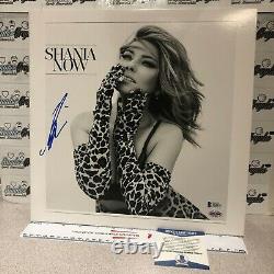 Shania Twain Signed Autographed Now Vinyl Record Las Vegas Beckett Bas Coa