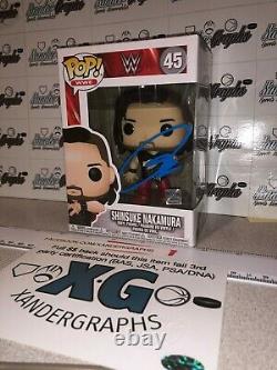 Shinsuke Nakamura Wrestling Wwe Signed Autographed Funko Pop Vinyl Toy #45-coa