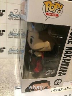 Shinsuke Nakamura Wrestling Wwe Signed Autographed Funko Pop Vinyl Toy #45-coa