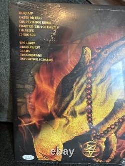 Signed Anthrax Vinyl Autographed Blue Worship Music LP Sealed JSA #144/399