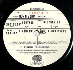 Signed Controller. Controller She's Lost Control / History 7 Vinyl Single 2017
