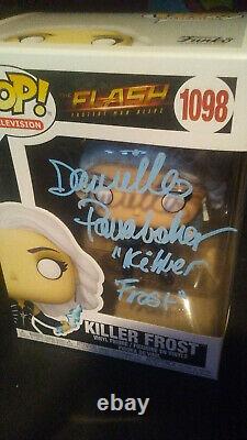 Signed Funko Pop #1098 The Flash DC Killer Frost Danielle Panabaker COA