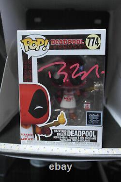 Signed Pop #774 Deadpool Ryan Reynolds + COA