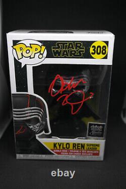 Signed Pop Movies #308 Star Wars Kylo Ren Adam Driver + COA