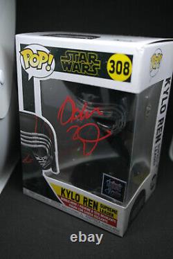 Signed Pop Movies #308 Star Wars Kylo Ren Adam Driver + COA