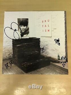 Signed-idles-black Vinyl Repressed Lp-brutalism-fully Autographed-mint/unplayed