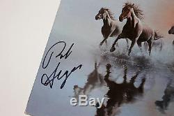 Singer Bob Seger Signed Authentic Against The Wind Vinyl Record Album Coa Proof