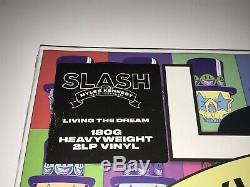 Slash Signed Living The Dream Vinyl LP Record Guns N' Roses Velvet Revolver COA