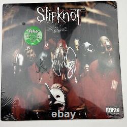 Slipknot VINYL LP Limited Slime Green Translucent Autograph signed autographed