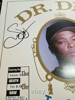 Snoop Dogg Signed The Chronic Vinyl LP Dr Dre Autographed BAS Beckett COA