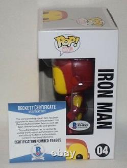 Stan Lee Signed Autographed Marvel Iron Man Funko Pop Excelsior Bas Coa F94885