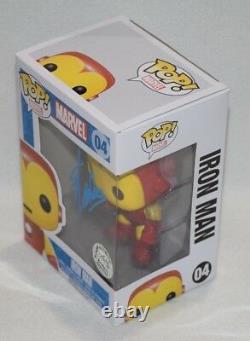 Stan Lee Signed Autographed Marvel Iron Man Funko Pop Excelsior Bas Coa F94885