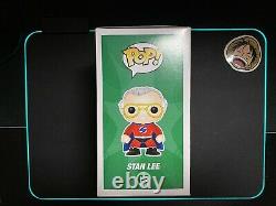 Stan Lee Signed Funko Pop Vinyl Comikaze Marvel Autograph With COA Sticker Mint