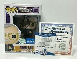 Stan Lee Signed Walmart Exclusive Guardians Of The Galaxy Funko Pop #281 BAS