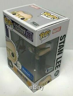 Stan Lee Signed Walmart Exclusive Guardians Of The Galaxy Funko Pop #281 BAS