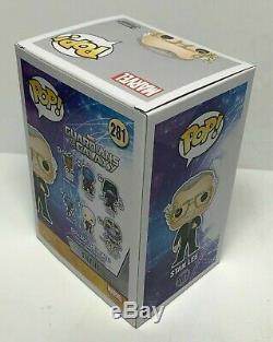 Stan Lee Signed Walmart Exclusive Guardians Of The Galaxy Funko Pop #281 BAS