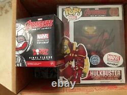 Stan Lee signed Hulkbuster Funko Pop WithCOA Marvel Collectors Corps Avengers