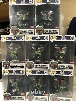 Star Wars Boba Fett 10 Funko Pop Target Exclusive Signed By John Morton