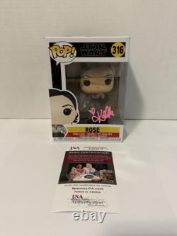 Star Wars Rose Funko Pop Signed Kelly Marie Tran JSA COA 316 Autograph