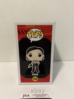 Star Wars Rose Funko Pop Signed Kelly Marie Tran JSA COA 316 Autograph