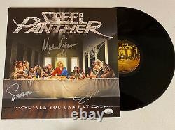 Steel Panther Band Autographed Signed 12 Lp Vinyl Album With Jsa Coa # Uu32318