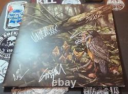 Step into the Light by THE ACACIA STRAIN Signed Autographed Yellow Vinyl LP All