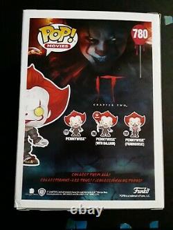 Stephen King Horror Icon Legend Signed Autographed It2 Funko Pop Vinyl Toy Rare