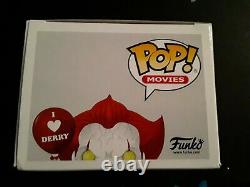 Stephen King Horror Icon Legend Signed Autographed It2 Funko Pop Vinyl Toy Rare