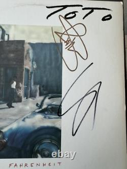 Steve Lukather Signed Vinyl Fahrenheit Toto Autographed Joseph Williams JSA COA
