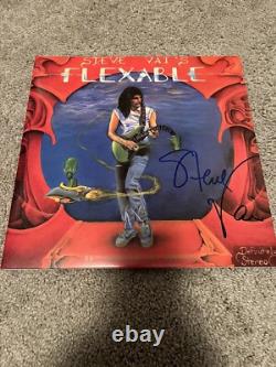 Steve Vai Signed Autographed Vinyl LP Record Rare Flexible Whitesnake Guitar