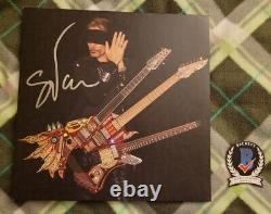 Steve Vai signed autographed Inviolate vinyl LP record Beckett BAS COA #BJ040658