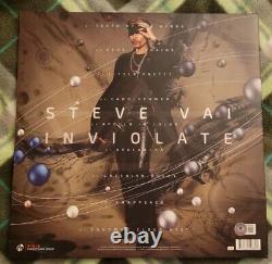 Steve Vai signed autographed Inviolate vinyl LP record Beckett BAS COA #BJ040658