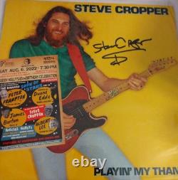 Steve cropper playin' my thang signed autographed vinyl record