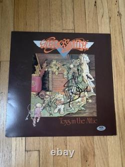 Steven Tyler Signed Autographed Toys In The Attic Vinyl LP AEROSMITH PSA/DNA COA