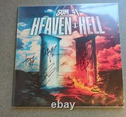 Sum 41 Heaven X Hell JSA Signed Autographed Record Album Vinyl #374/500