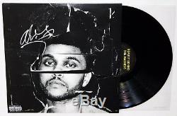 THE WEEKND SIGNED BEAUTY BEHIND THE MADNESS 2x LP VINYL RECORD ABEL AUTO PSA COA
