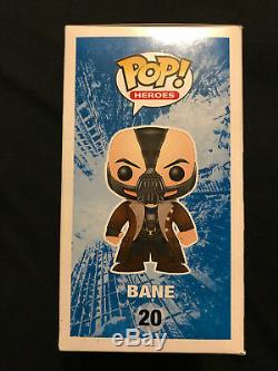 TOM HARDY Autographed BANE Funko POP Retired RARE Exact Proof Batman PSA/DNA