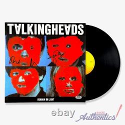 Talking Heads Signed Autographed Vinyl LP Remain In Light PSA/DNA Authentic