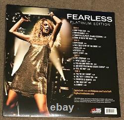 Taylor Swift HAND Signed Fearless Platinum Edition Vinyl Autograph 2x Gold RSD
