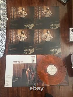 Taylor Swift Midnights Blood Moon Vinyl Signed Autographed Insert In Hand