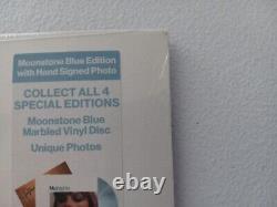 Taylor Swift Midnights Special Signed Photo Edition Moonstone Blue Marbled Vinyl