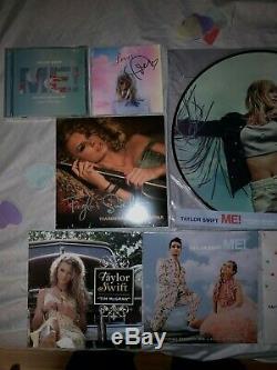 Taylor Swift SIGNED Lover CD + Vinyl 6x7 + 2x12 /4000 Tim Mcgraw Teardrops Me